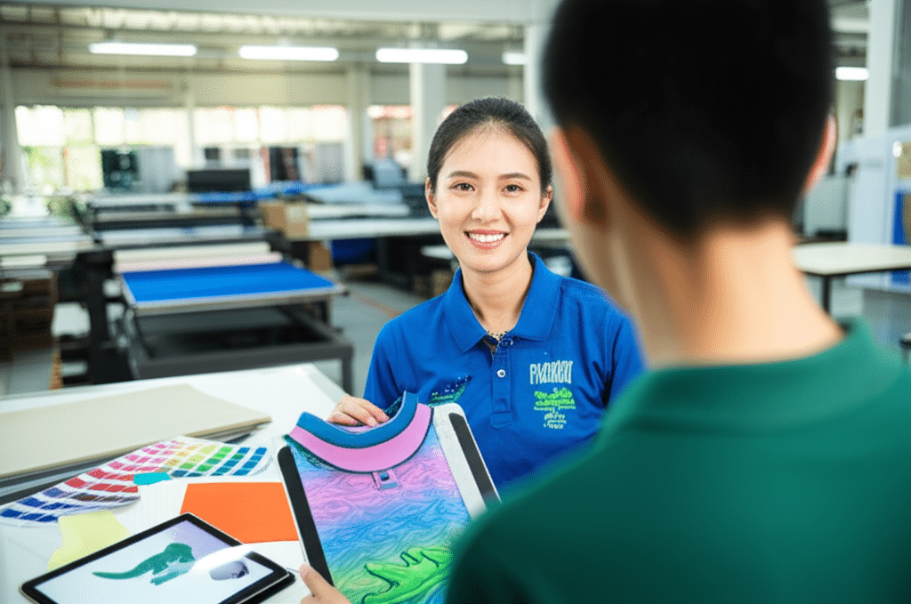 กระบวนการสั่งผลิตเสื้อพิมพ์ลายตั้งแต่ต้นจนจบ