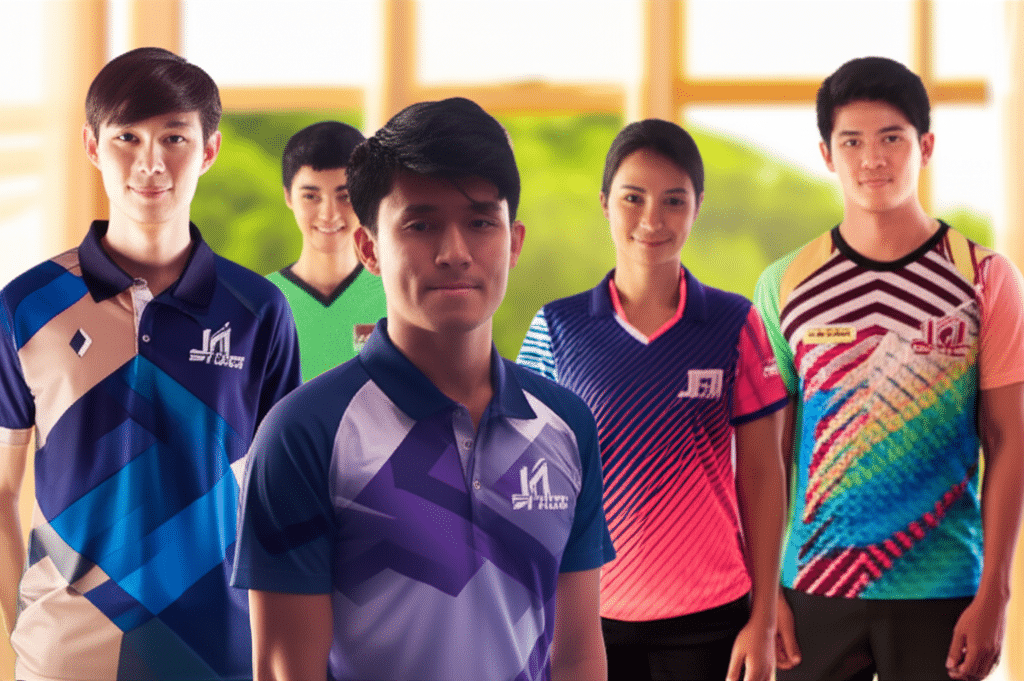 ประเภทผลิตภัณฑ์เสื้อพิมพ์ลายที่หลากหลายจาก KDC SPORT