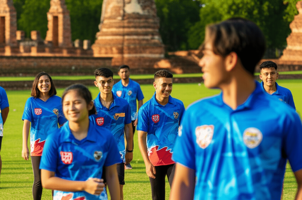KDC SPORT: โรงงานรับผลิตเสื้อพิมพ์ลายพระนครศรีอยุธยาแบบครบวงจร