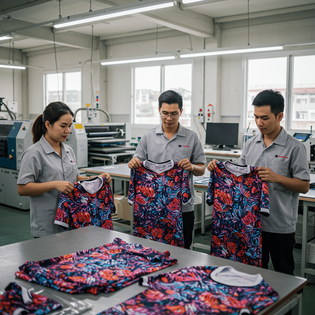 เจาะลึกบริการ รับผลิตเสื้อพิมพ์ลายสมุทรสาคร โดยโรงงาน KDC SPORT