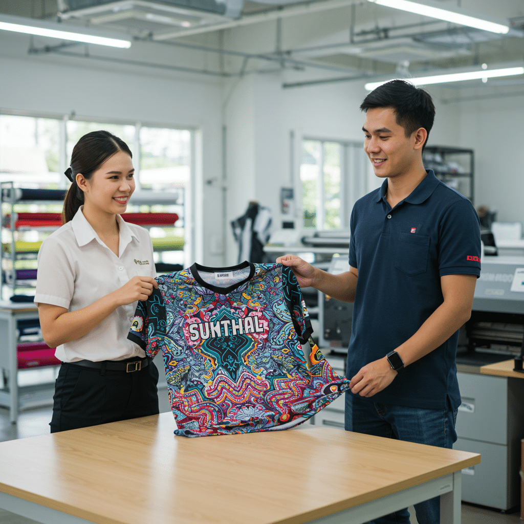 ภาพรวมบริการผลิตเสื้อพิมพ์ลายคุณภาพสูง