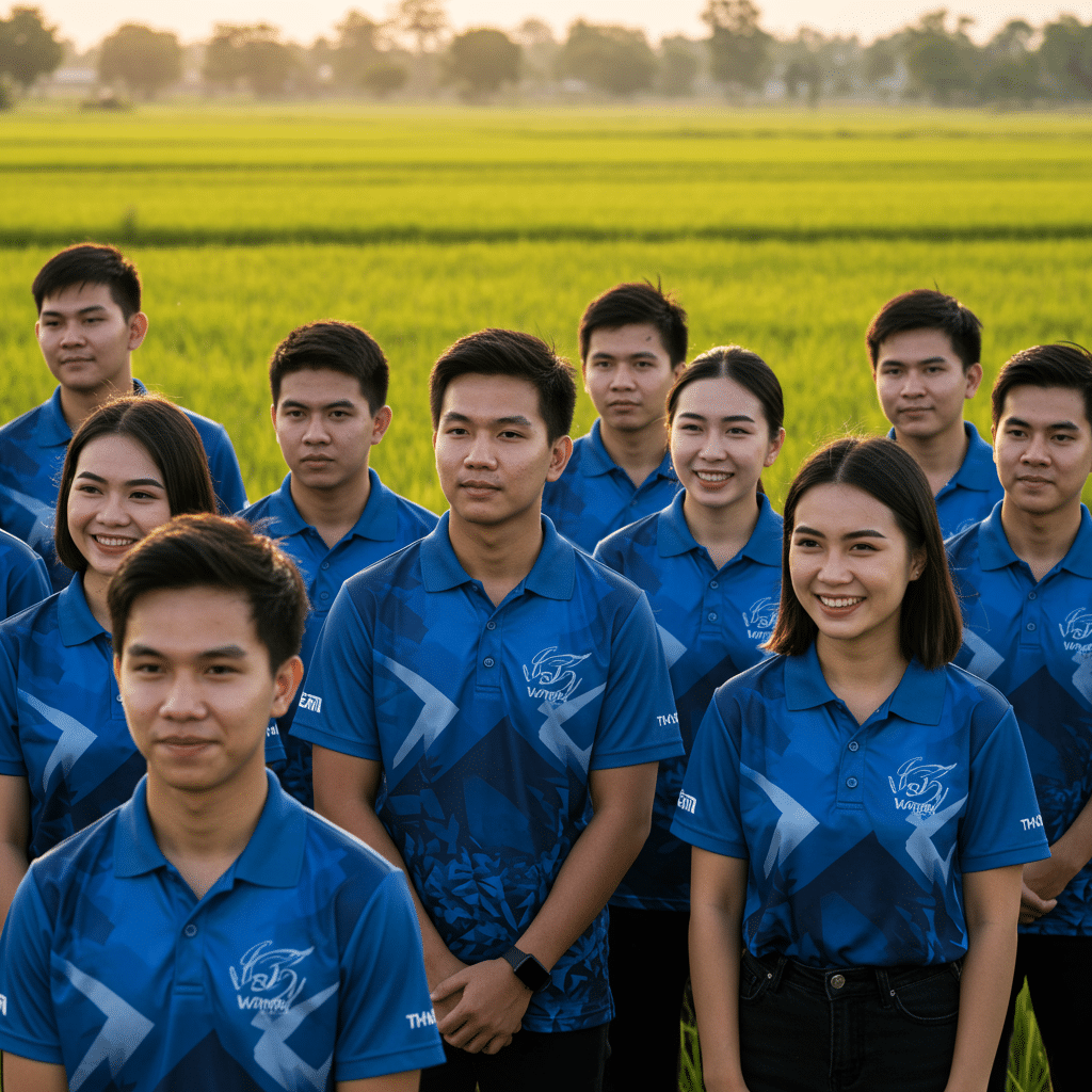 ภาพรวมของการผลิตเสื้อพิมพ์ลาย