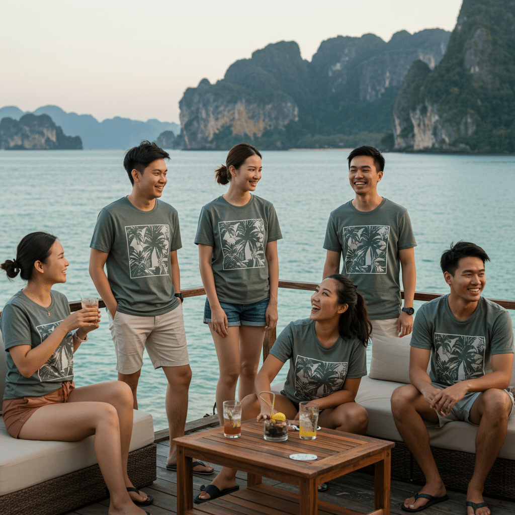 ความต้องการเสื้อพิมพ์ลายในจังหวัดกระบี่