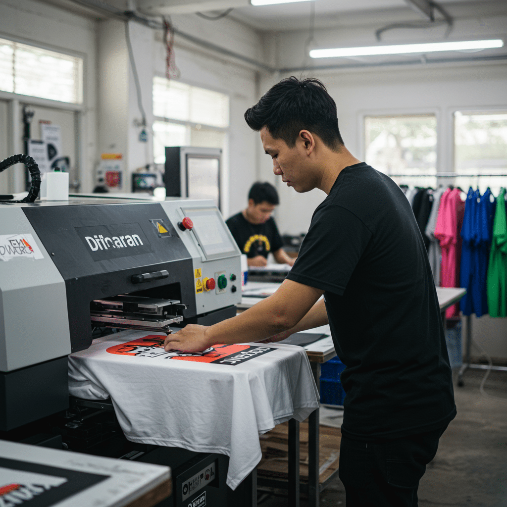 เทคโนโลยีการพิมพ์ลายเสื้อที่ได้รับความนิยม
