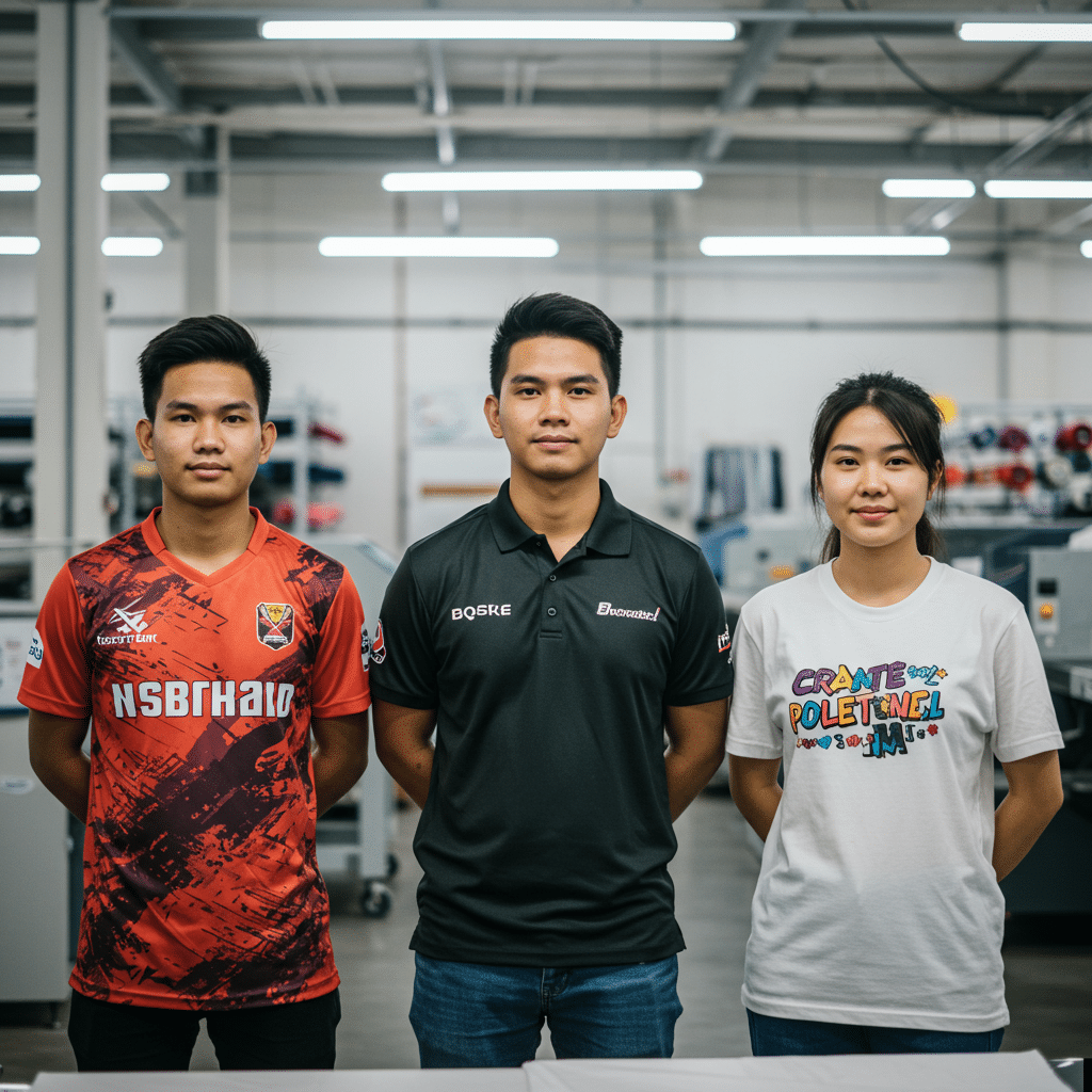 ประเภทของเสื้อที่ KDC SPORT รับผลิต