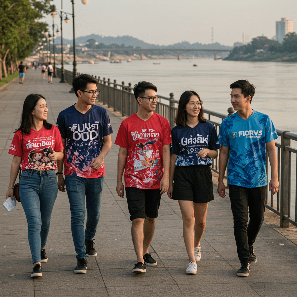 รูปแบบและสไตล์เสื้อพิมพ์ลายที่หลากหลาย
