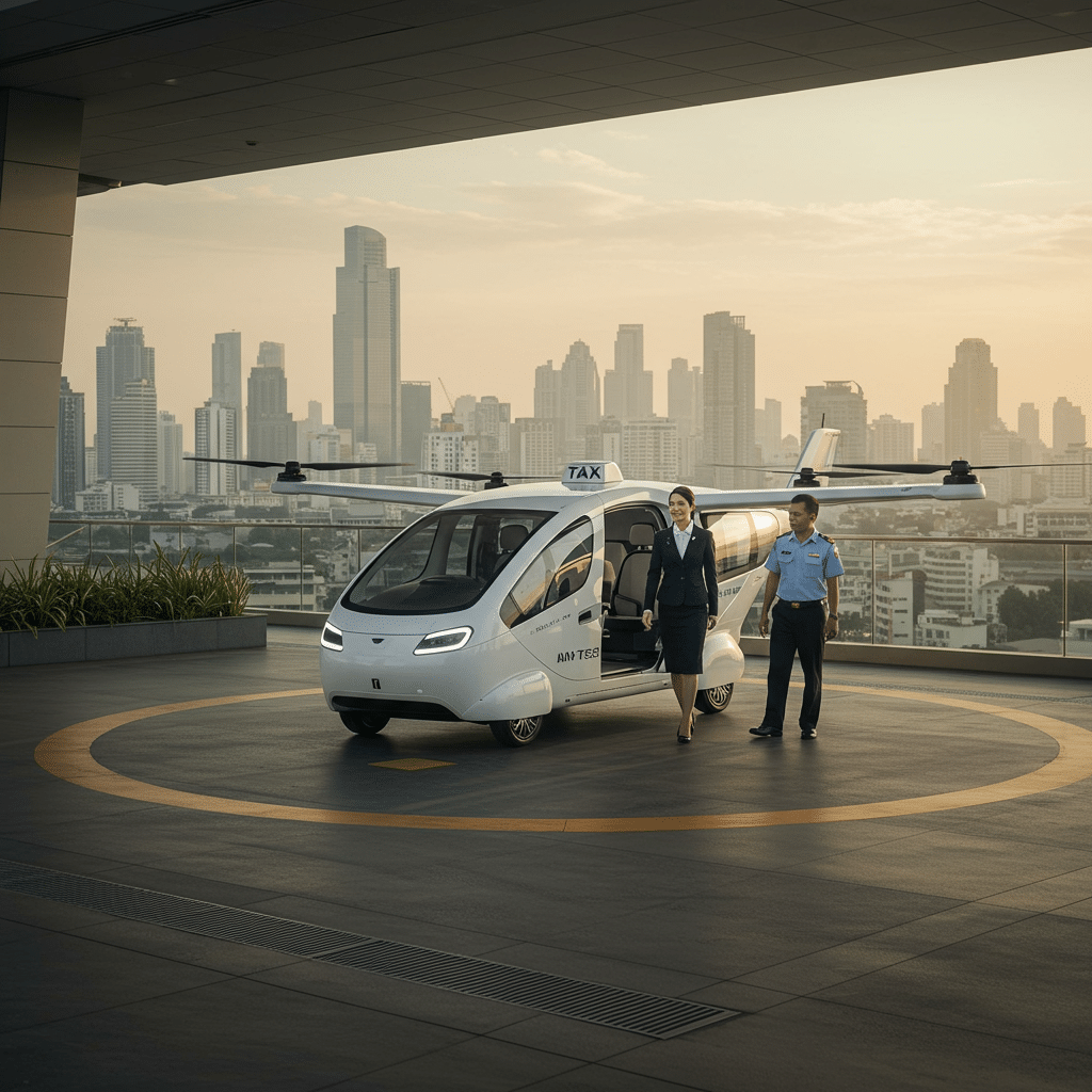 ทำความรู้จักเทคโนโลยีการเดินทางแห่งอนาคต: Urban Air Mobility (UAM)