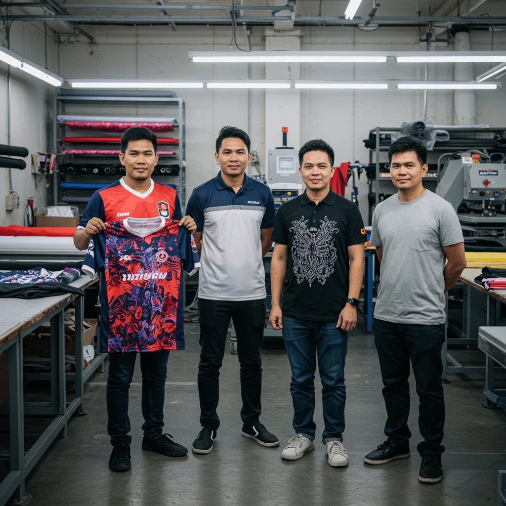 ประเภทของเสื้อที่รองรับการผลิต