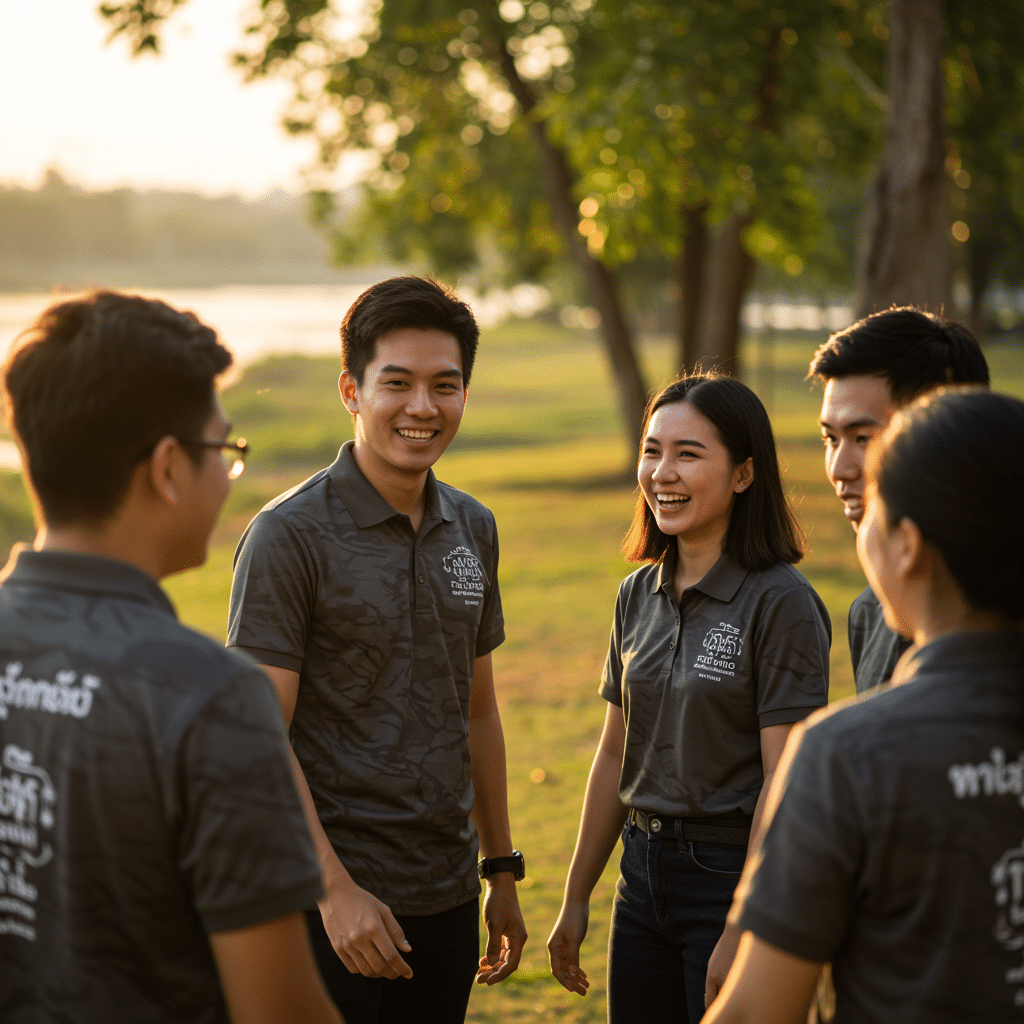 การประยุกต์ใช้เสื้อพิมพ์ลายสำหรับโอกาสต่างๆ