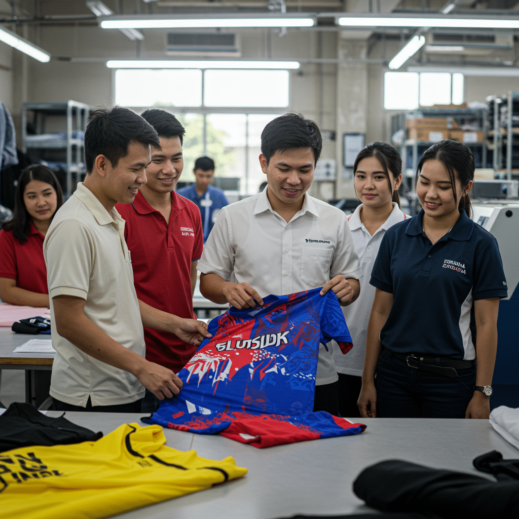 KDC SPORT: โรงงานผลิตเสื้อพิมพ์ลายมาตรฐานสากล