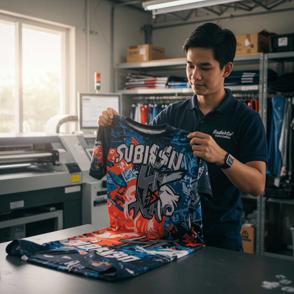 เทคโนโลยีการพิมพ์และสกรีนเสื้อในตลาดสุพรรณบุรี