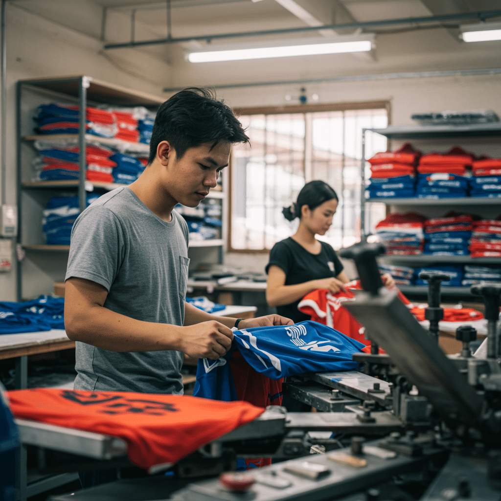 เจาะลึกบริการรับผลิตเสื้อพิมพ์ลาย หนองคาย โดยโรงงาน KDC SPORT