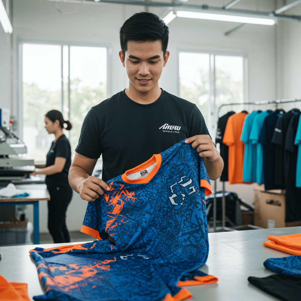 เจาะลึกบริการรับผลิตเสื้อพิมพ์ลาย อ่างทอง โดยโรงงาน KDC SPORT