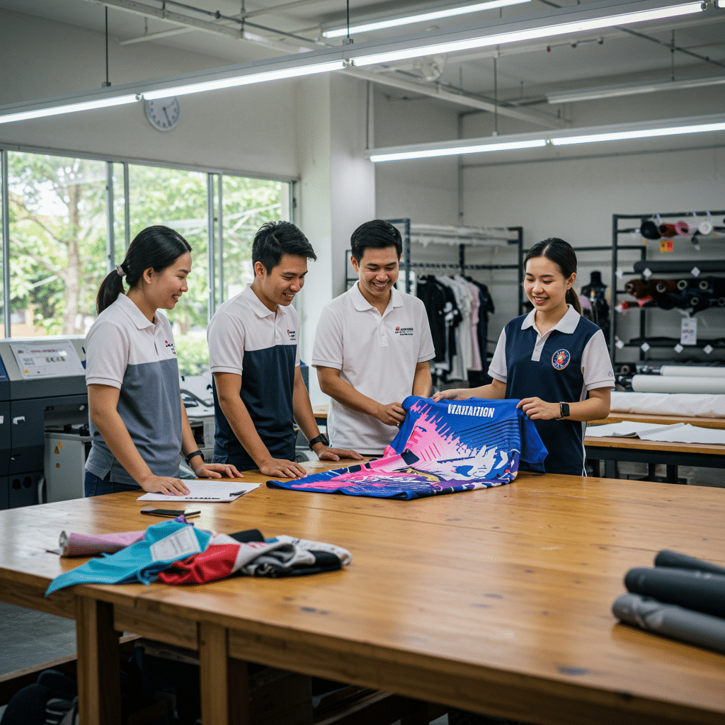 KDC SPORT: โรงงานรับผลิต เสื้อพิมพ์ลาย ชุมพร โดยตรง