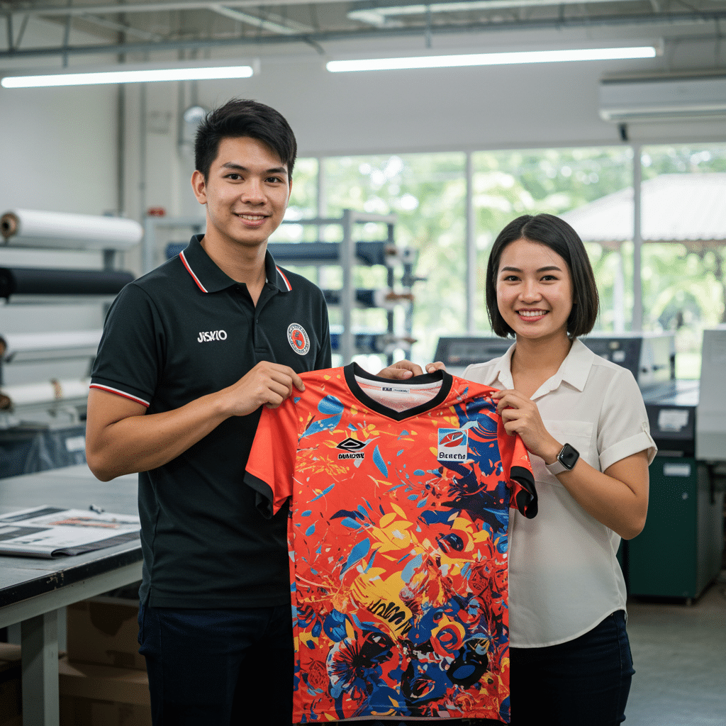 ภาพรวมบริการรับผลิต เสื้อพิมพ์ลาย ตรัง โดยโรงงาน KDC SPORT