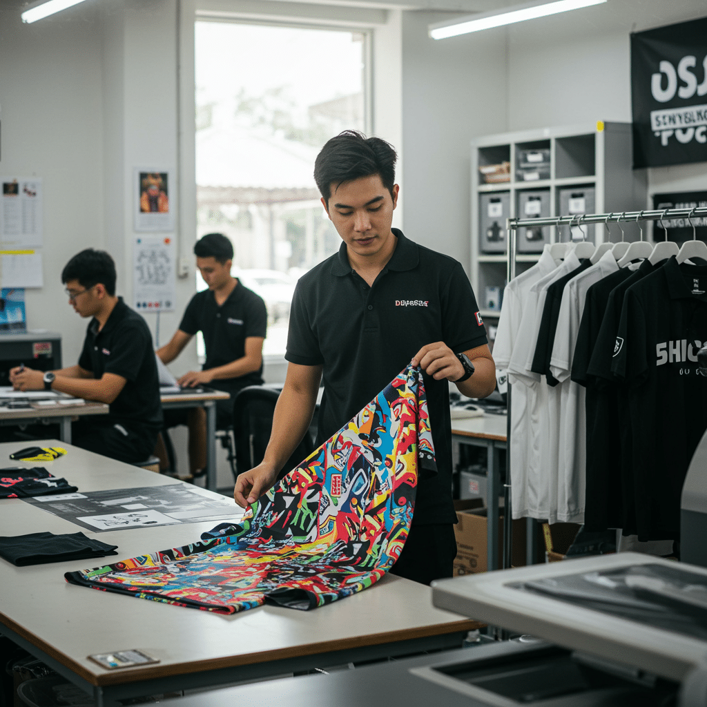 ประเภทเสื้อพิมพ์ลายที่ KDC SPORT ให้บริการ