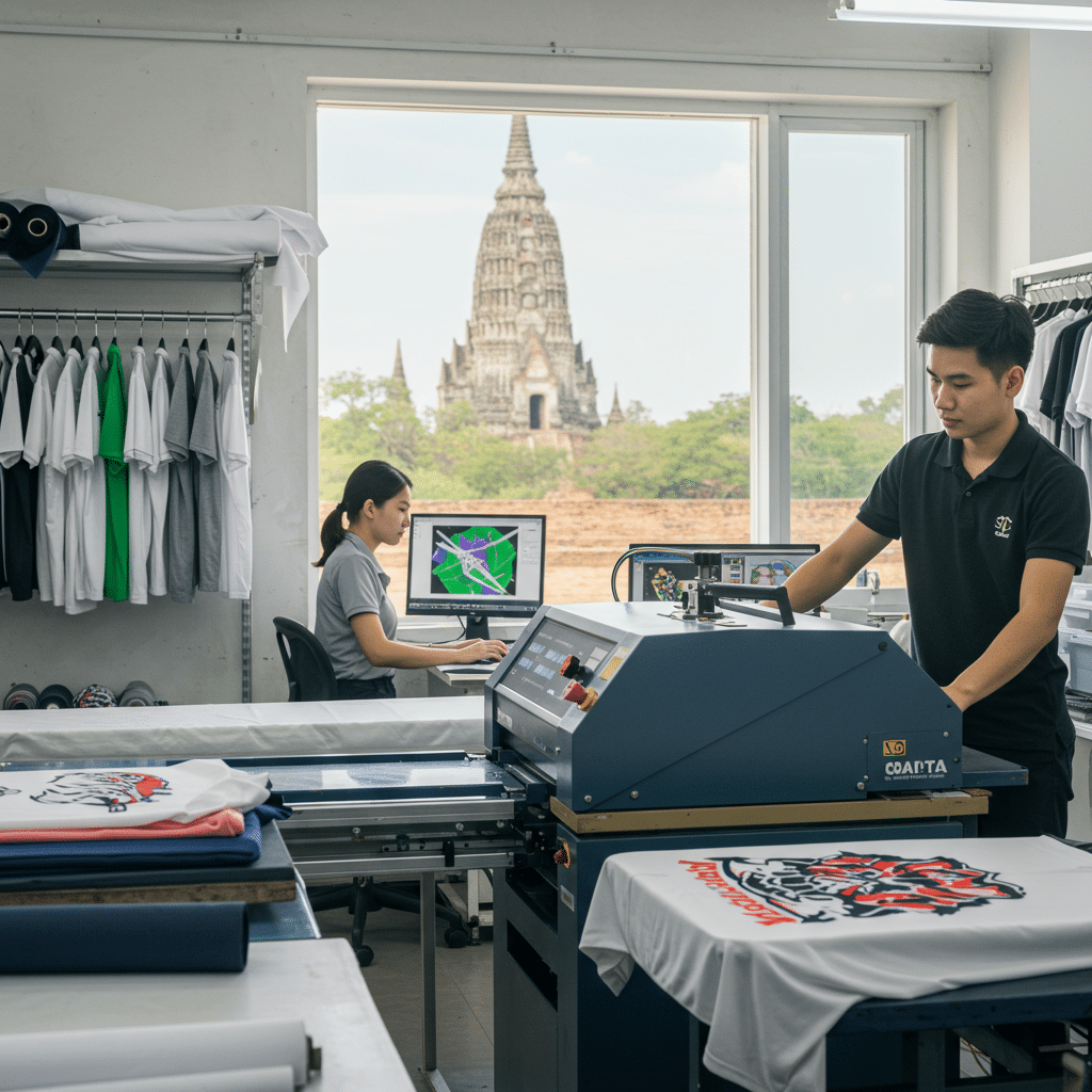 เทคโนโลยีการพิมพ์ลายบนเสื้อผ้าที่ควรรู้จัก