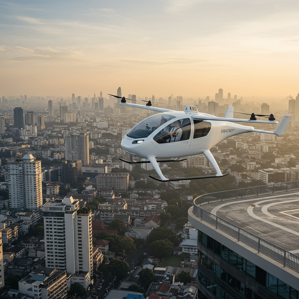Urban Air Mobility (UAM) คืออะไร: ทำความเข้าใจเทคโนโลยีเบื้องหลัง