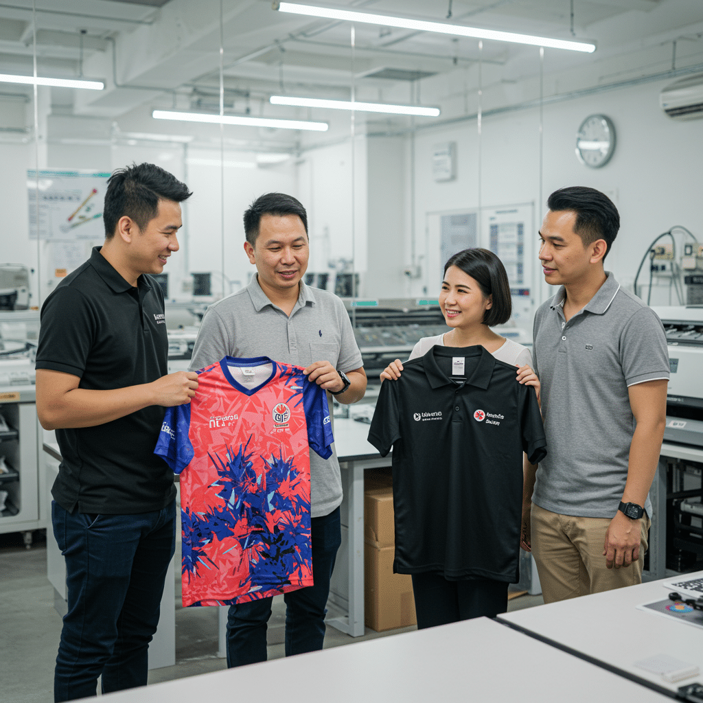 ประเภทของบริการรับผลิตเสื้อพิมพ์ลายโดย KDC SPORT