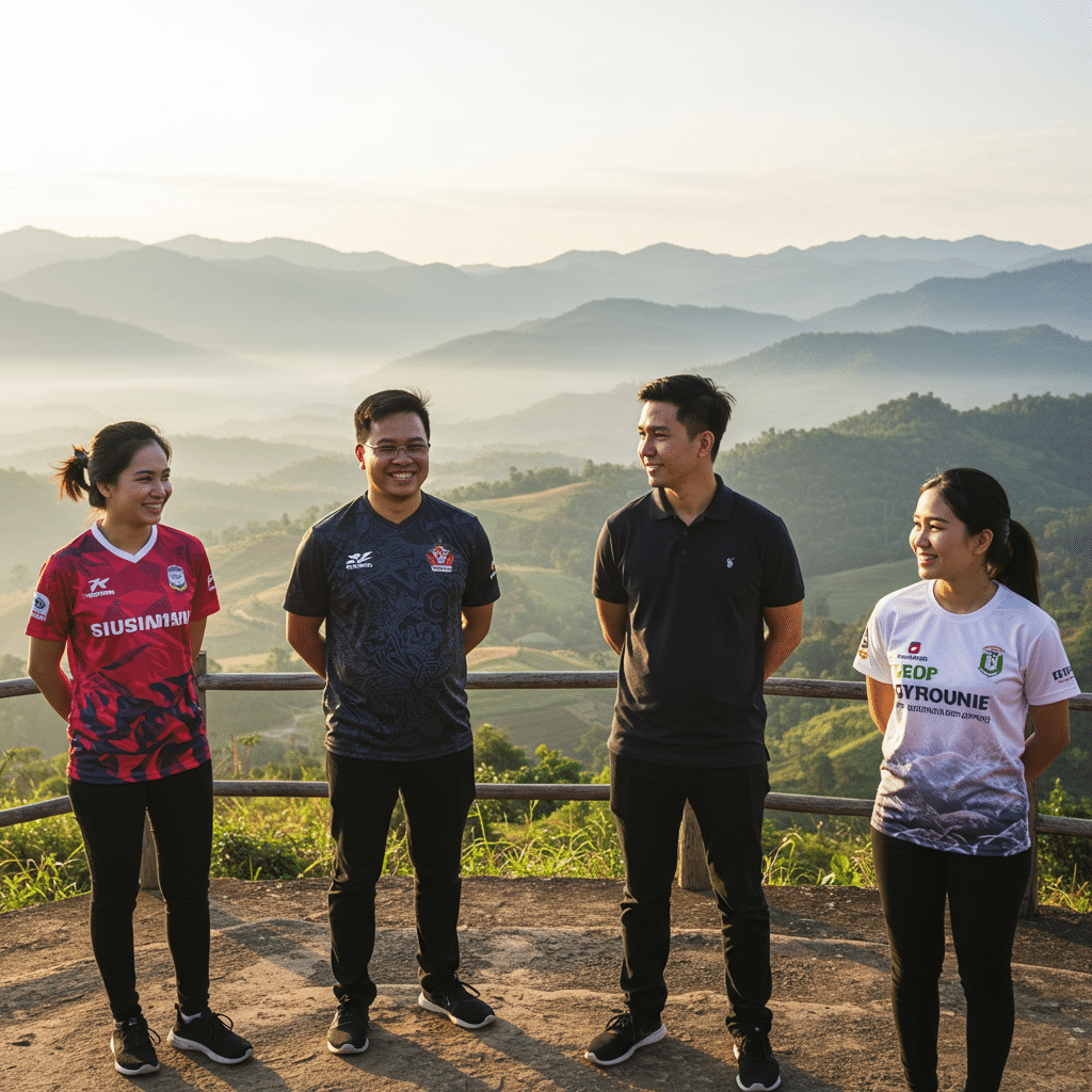 ประเภทของเสื้อพิมพ์ลายที่ให้บริการ