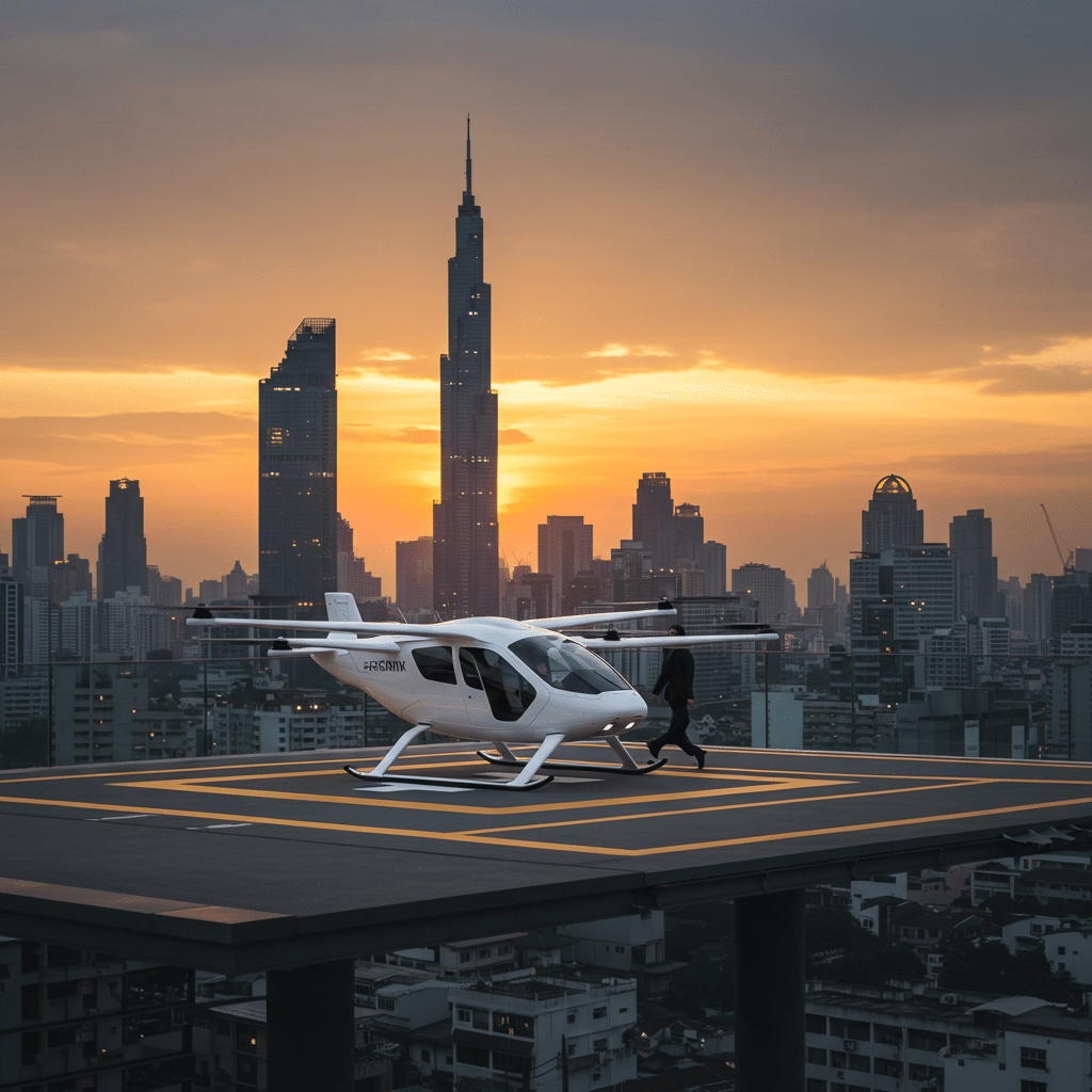 โมเดลการให้บริการ 'แท็กซี่บินได้' ในกรุงเทพฯ