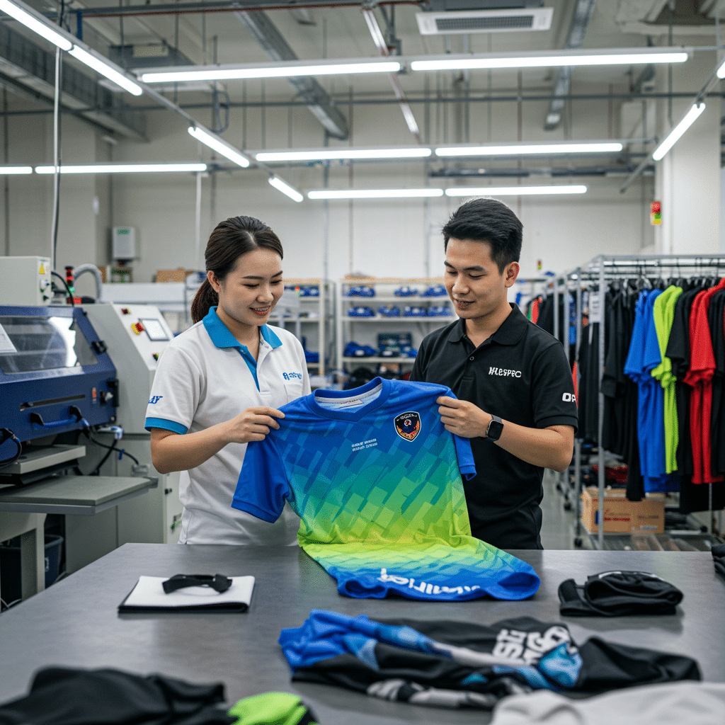 เทคโนโลยีการผลิตและประเภทของเสื้อที่ให้บริการ