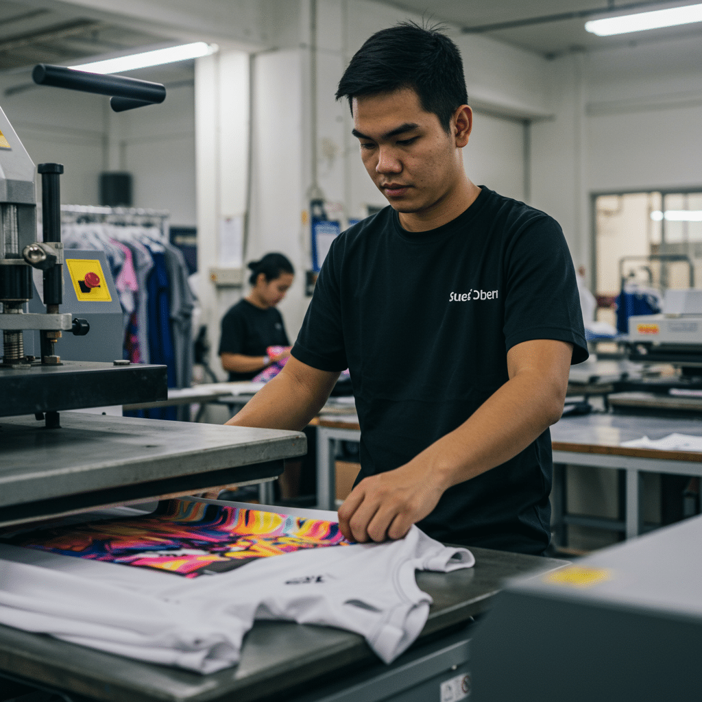 เทคโนโลยีการพิมพ์ลายเสื้อแบบซับลิเมชัน (Sublimation)