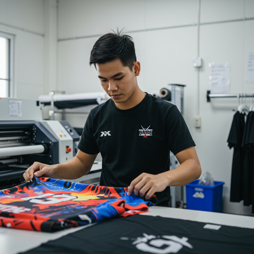 เทคโนโลยีการผลิตและคุณภาพของเสื้อพิมพ์ลาย
