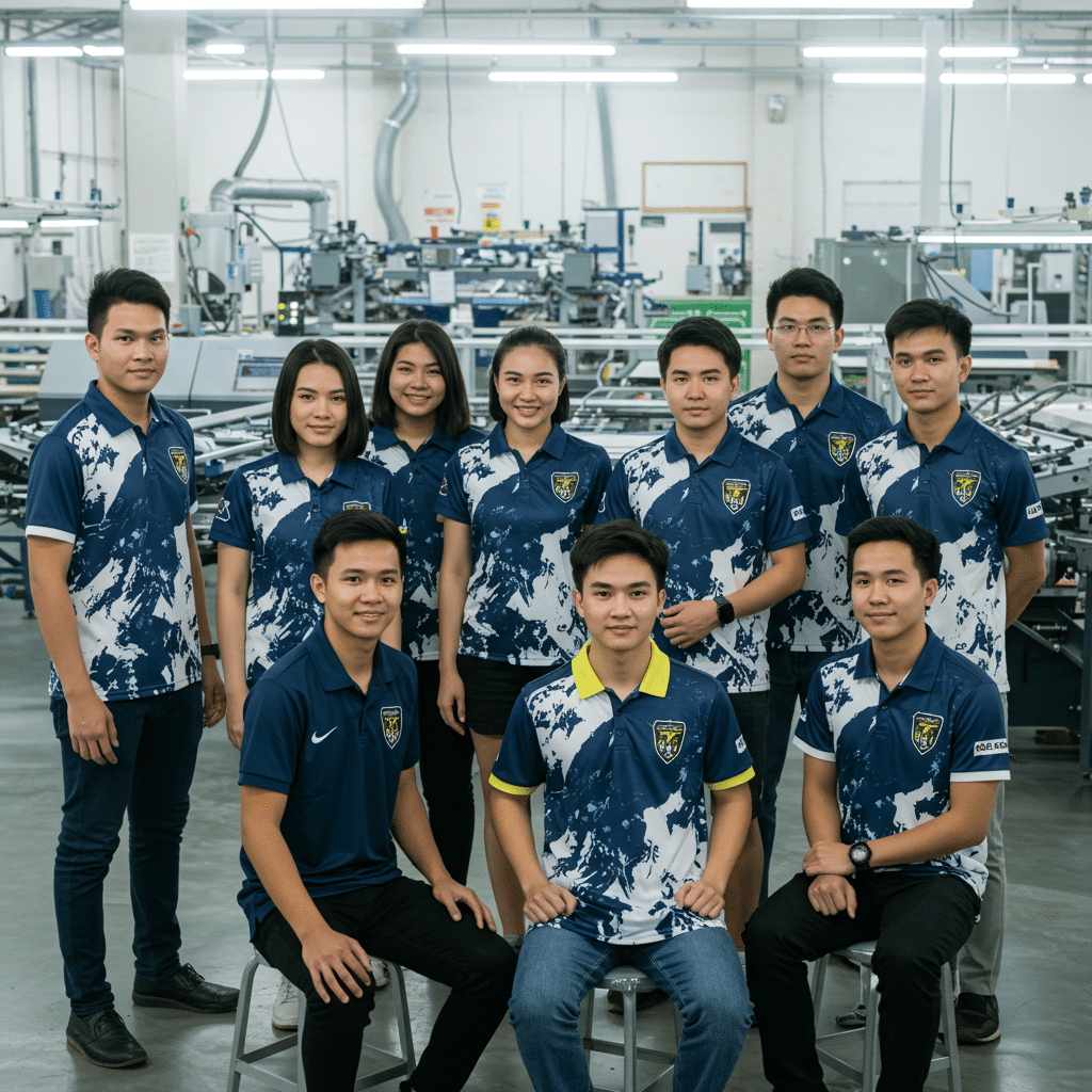 KDC SPORT: โรงงานผลิตเสื้อพิมพ์ลายครบวงจร