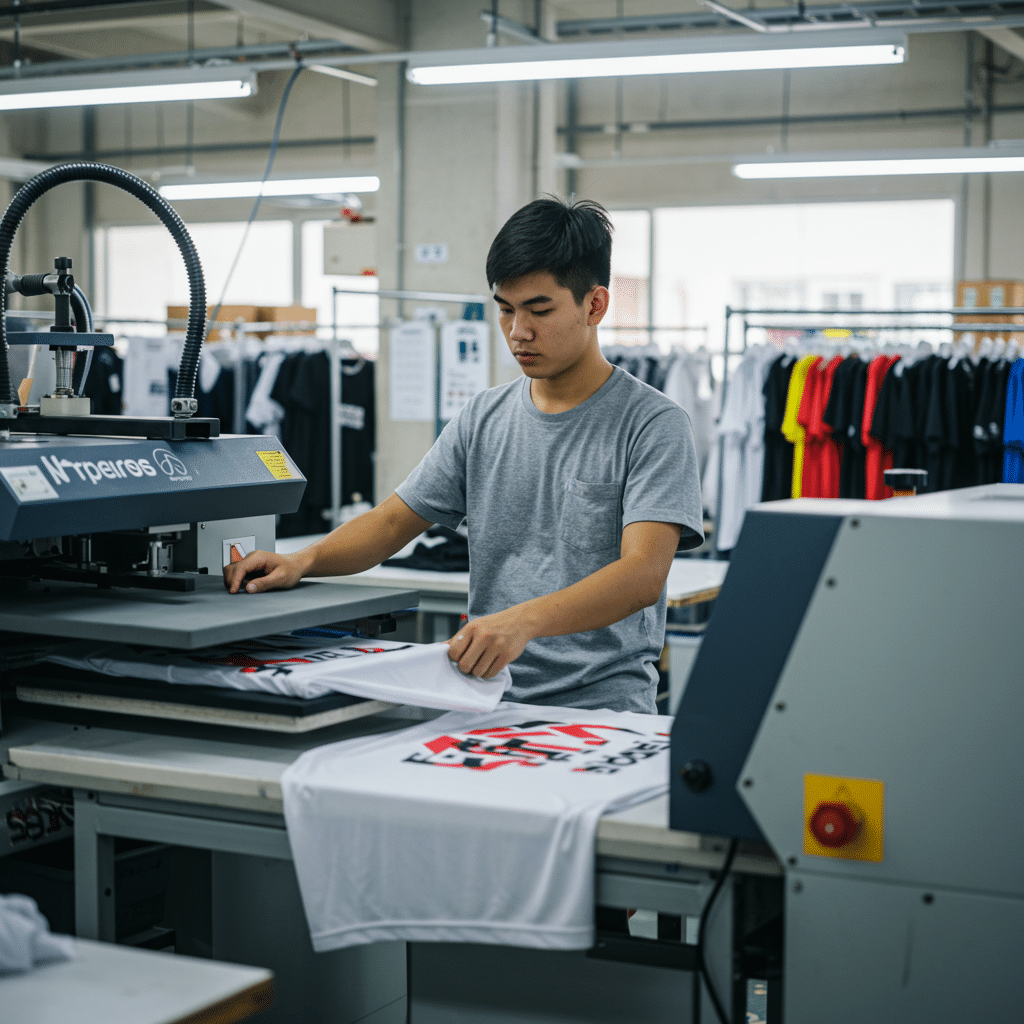 เทคโนโลยีการพิมพ์ลายบนเสื้อผ้า