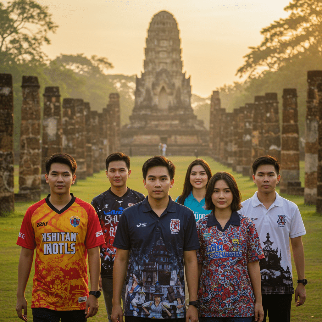 ประเภทเสื้อพิมพ์ลายที่ได้รับความนิยมในสุโขทัย