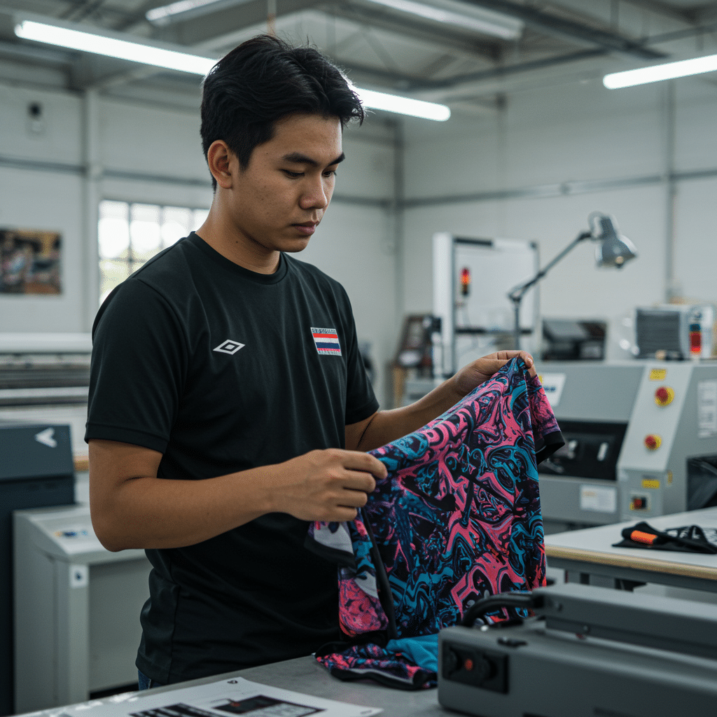 เทคโนโลยีการพิมพ์ลายบนเสื้อกีฬาที่ทันสมัย