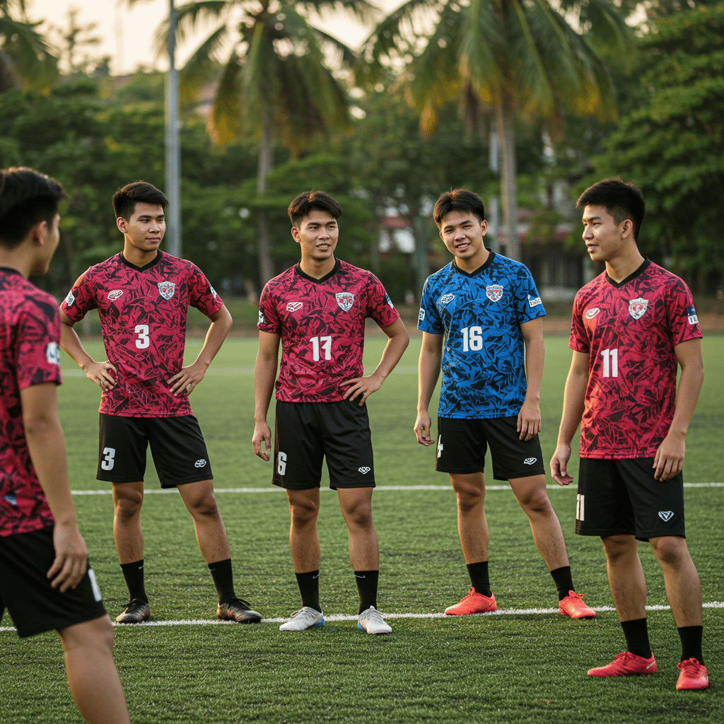 คุณสมบัติเด่นของเสื้อกีฬาพิมพ์ลายที่ผลิตในตราด