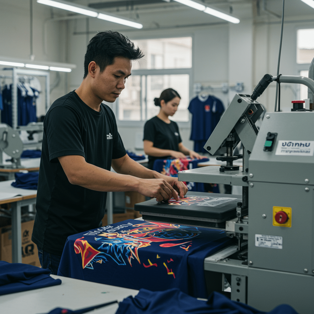 เจาะลึกกระบวนการผลิตเสื้อกีฬาพิมพ์ลาย นครพนม ผลิตโดย KDC SPORT