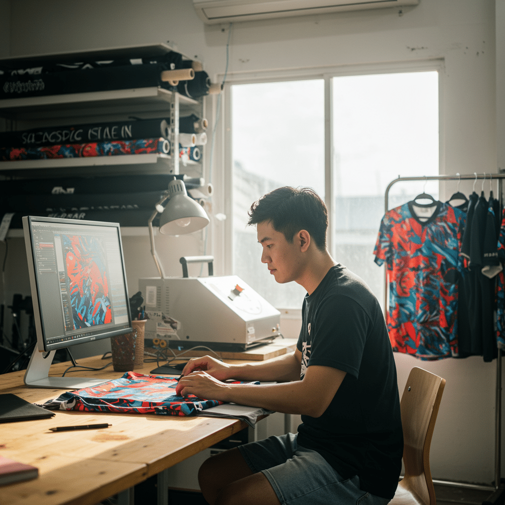ภาพรวมของตลาดเสื้อกีฬาพิมพ์ลายในนครศรีธรรมราช