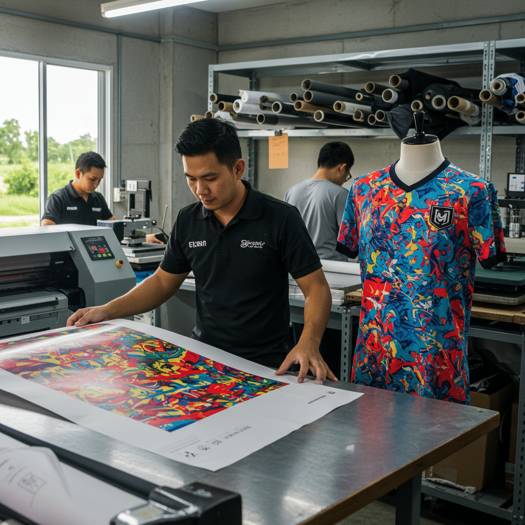 เจาะลึกเทคโนโลยีการผลิตเสื้อกีฬาพิมพ์ลาย