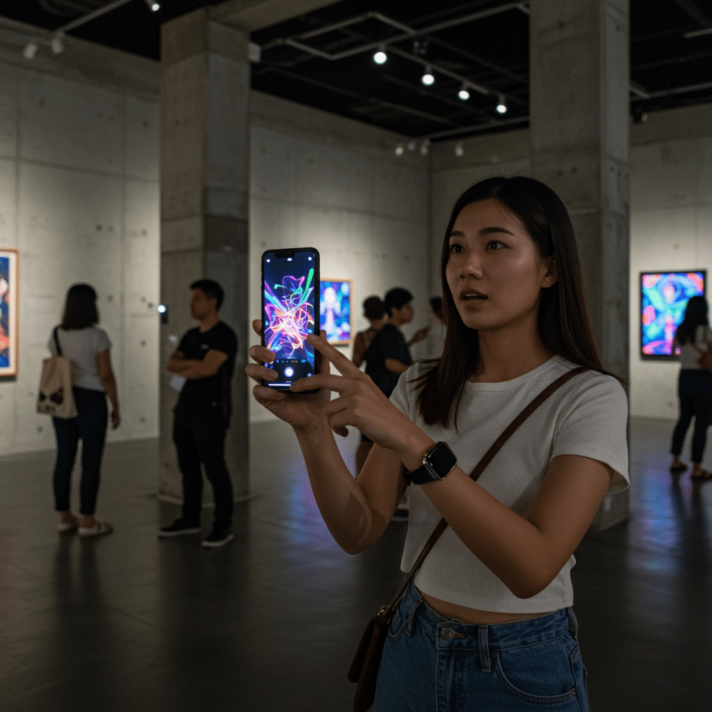 การมาบรรจบของศิลปะและเทคโนโลยี: ส่องศิลปะ AR! เทรนด์ใหม่ Bangkok Art Biennale 2025