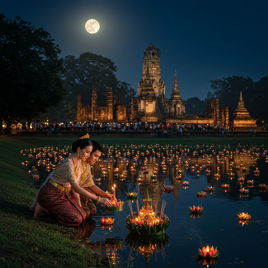 กำหนดการวันลอยกระทงประจำปี 2568