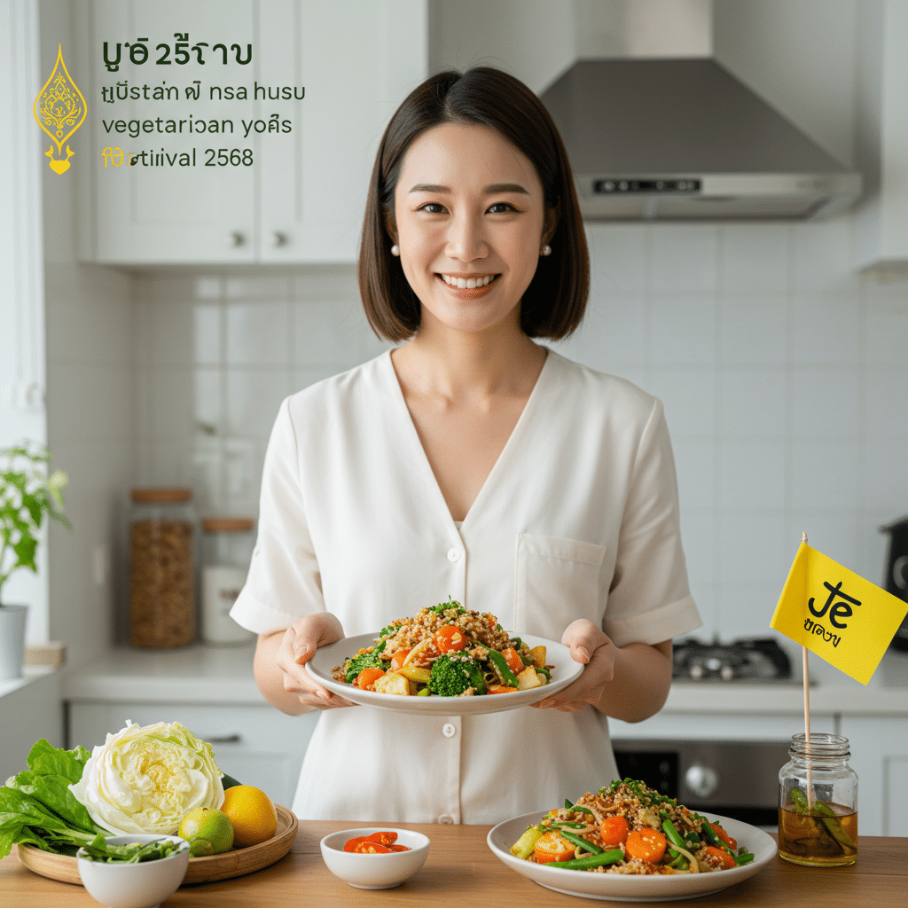 หลักการสำคัญของการกินเจ 2568 ไม่ให้อ้วน