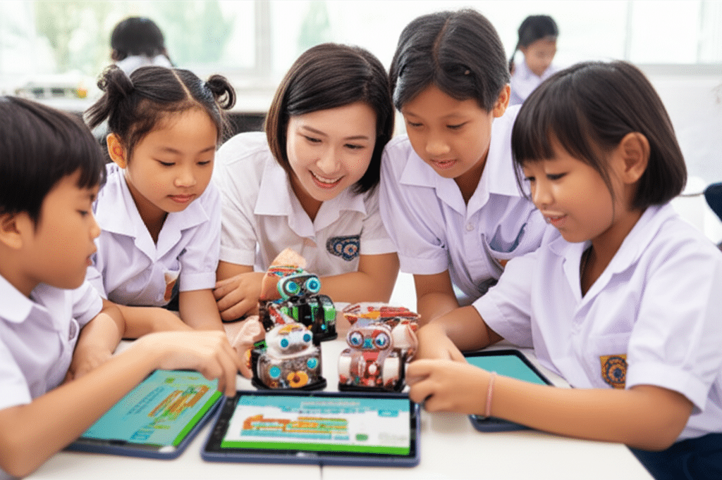 หลักสูตรใหม่: AI และโค้ดดิ้งสำหรับเด็กประถม