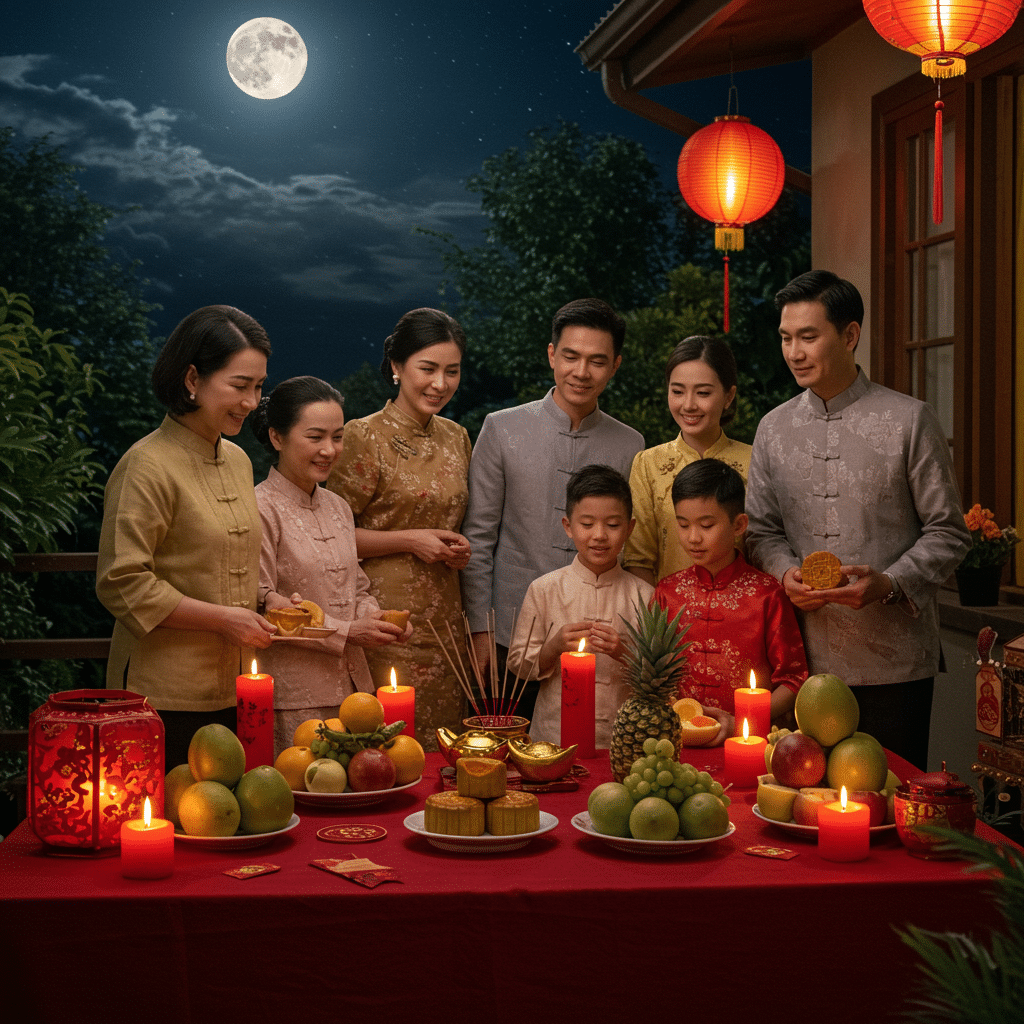 วิธีไหว้พระจันทร์ 2568: เตรียมการและขั้นตอนอย่างละเอียด