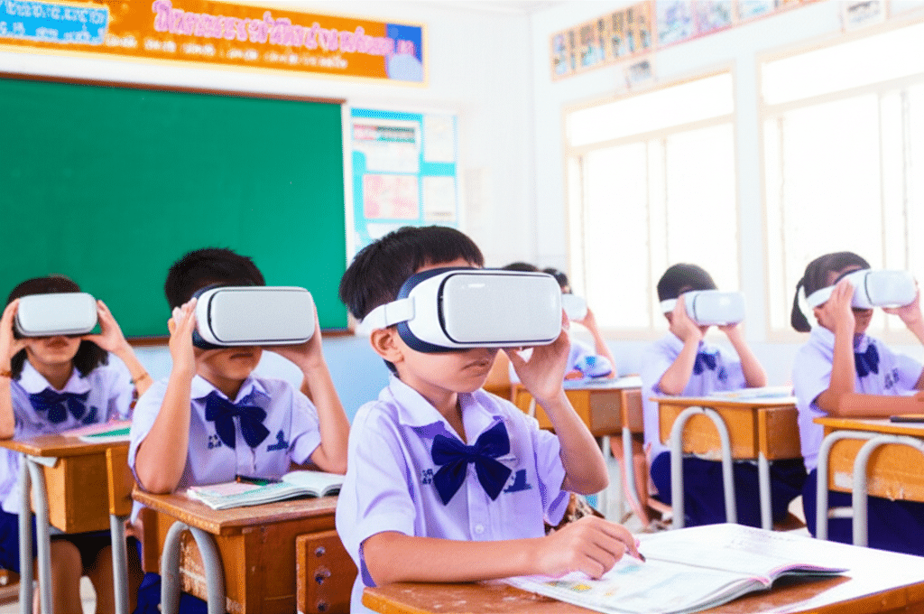 การประยุกต์ใช้ VR ในห้องเรียน: จากทฤษฎีสู่การปฏิบัติ
