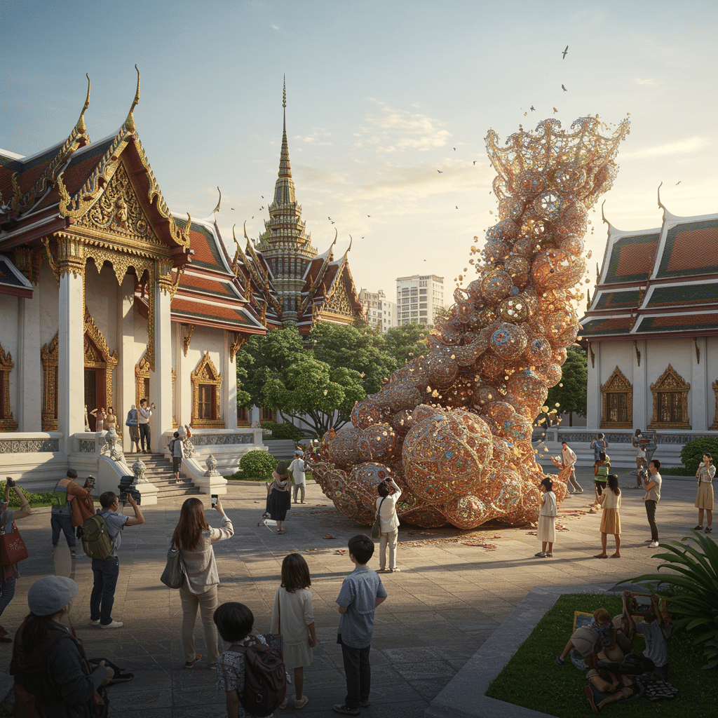 ศิลปินที่เข้าร่วม: การบรรจบกันของศิลปะโลกและไทย