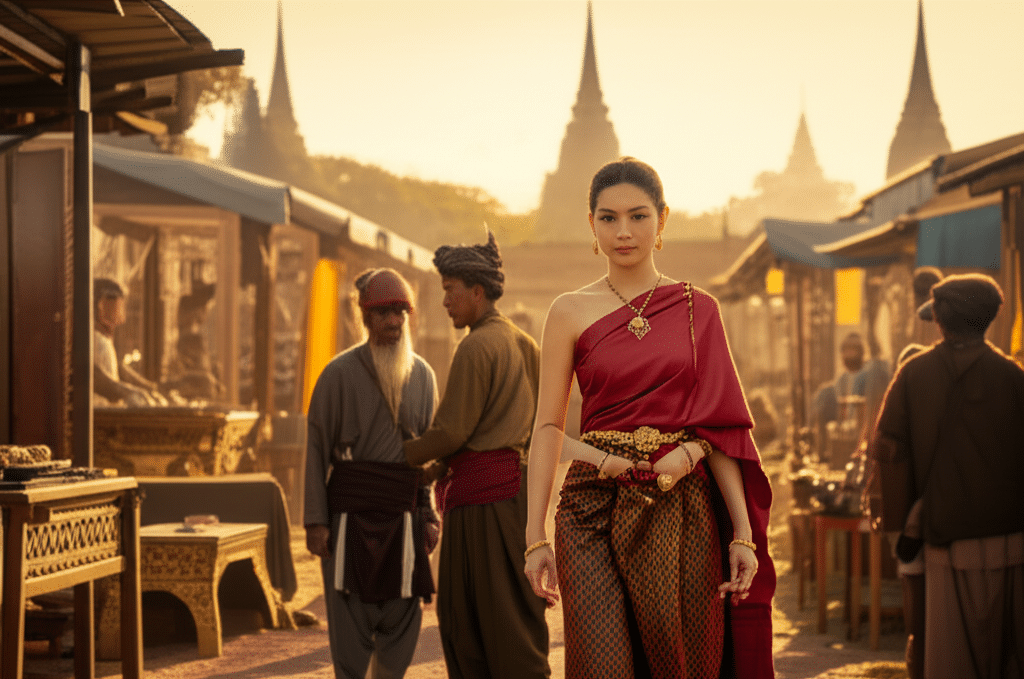 สมัยอยุธยา: ความรุ่งเรืองทางการค้าและแฟชั่นนานาชาติ