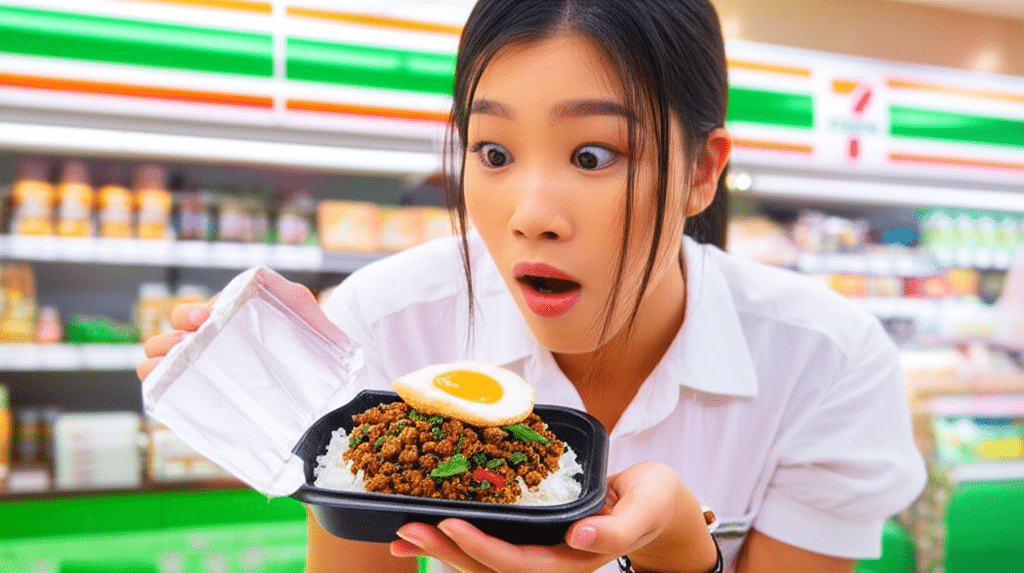 มาแล้ว! ข้าวกะเพราโปรตีนจิ้งหรีด มีขายที่เซเว่น: จุดเปลี่ยนของอาหารพร้อมทาน