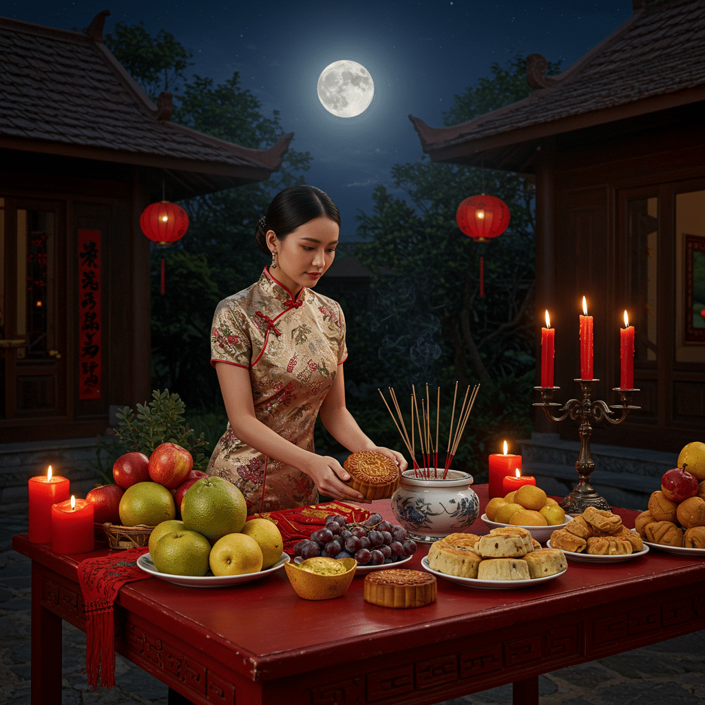 รายการของไหว้พระจันทร์ 2568 ที่ต้องเตรียม