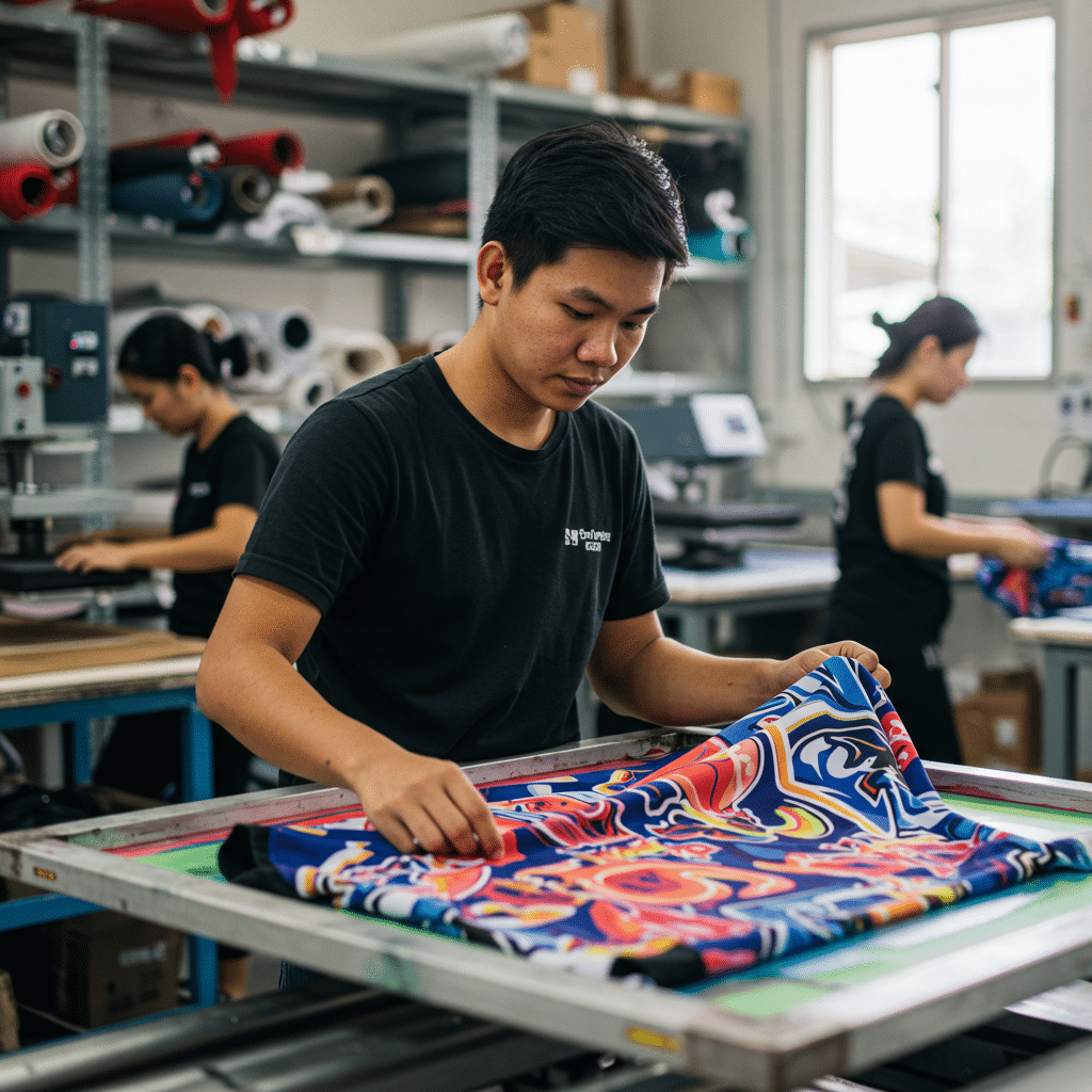 เทคนิคการสกรีนเสื้อที่นิยมในปัจจุบัน