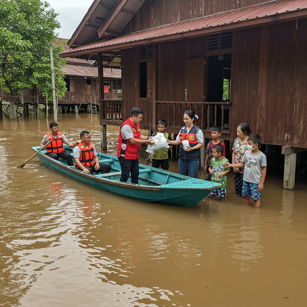 สถานการณ์น้ำท่วมอุบลฯ 2567: การเฝ้าระวังและแนวโน้มล่าสุด