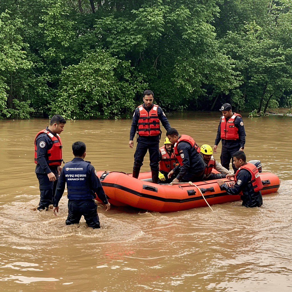 พื้นที่ประสบภัยและขอบเขตความเสียหาย