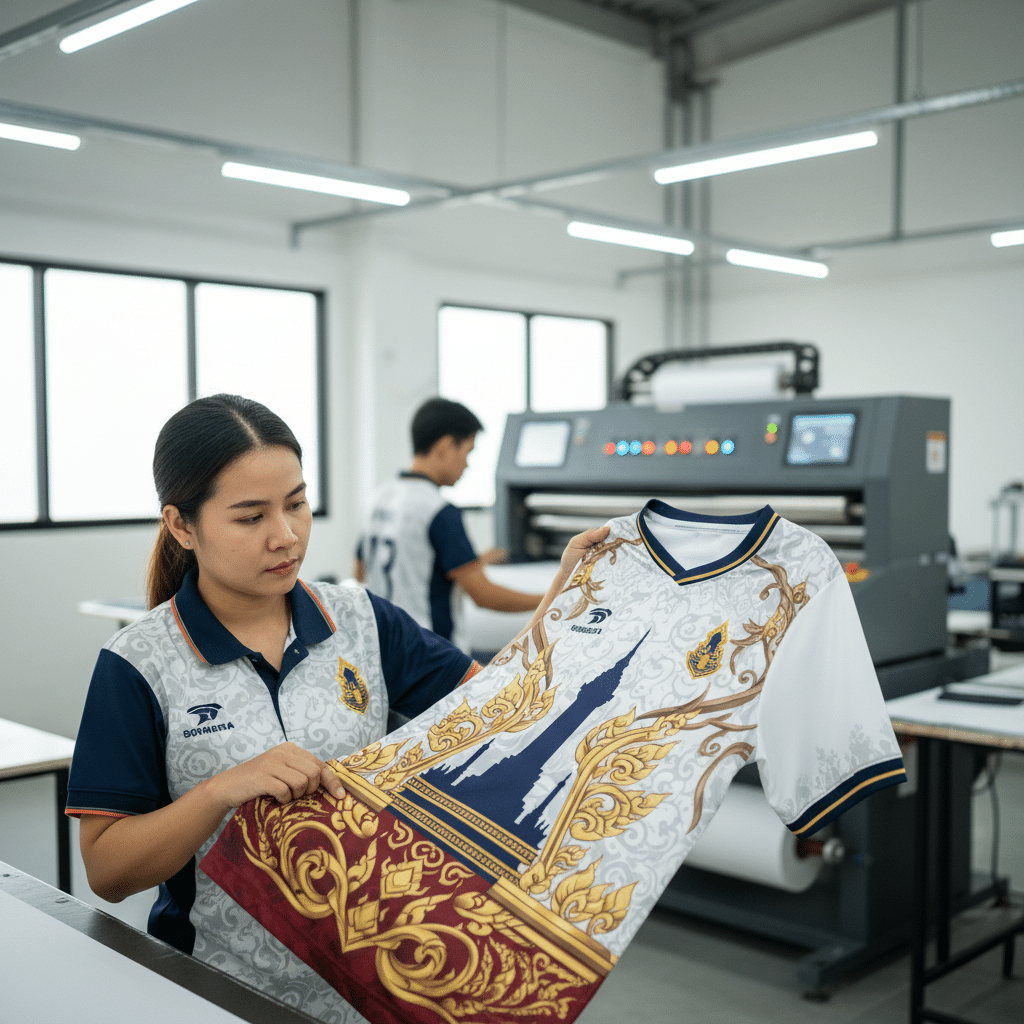 รับผลิตเสื้อพิมพ์ลาย ตราสัญลักษณ์ จังหวัดนครราชสีมา ผลิตโดย KDC SPORT - custom-shirts-nakhon-ratchasima-logo